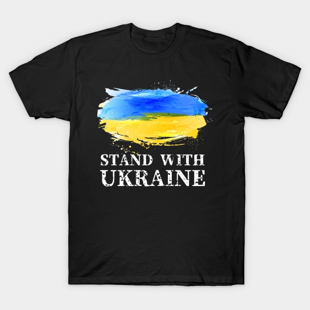 I Stand With Ukraine T-Shirt by Marina_Povkhanych_Art